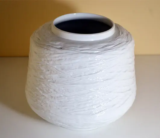 Vaso Tweed bianco Richard Ginori Missoni Home｜L’Egizia regali