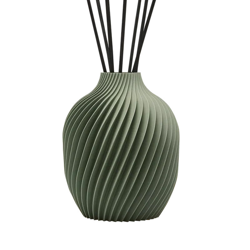 Vaso verde con ricarica da 50 ml Caldi Agrumi