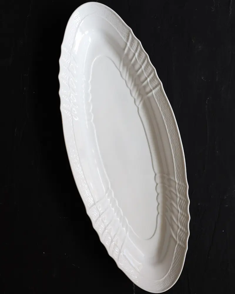 Vassoio da Pesce Richard Ginori "Vecchio Ginori" — Porcellana Bianca — Anni '70
