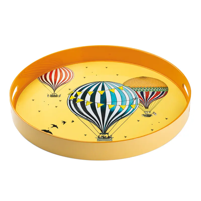 Vassoio Giramondo Giallo D37,5