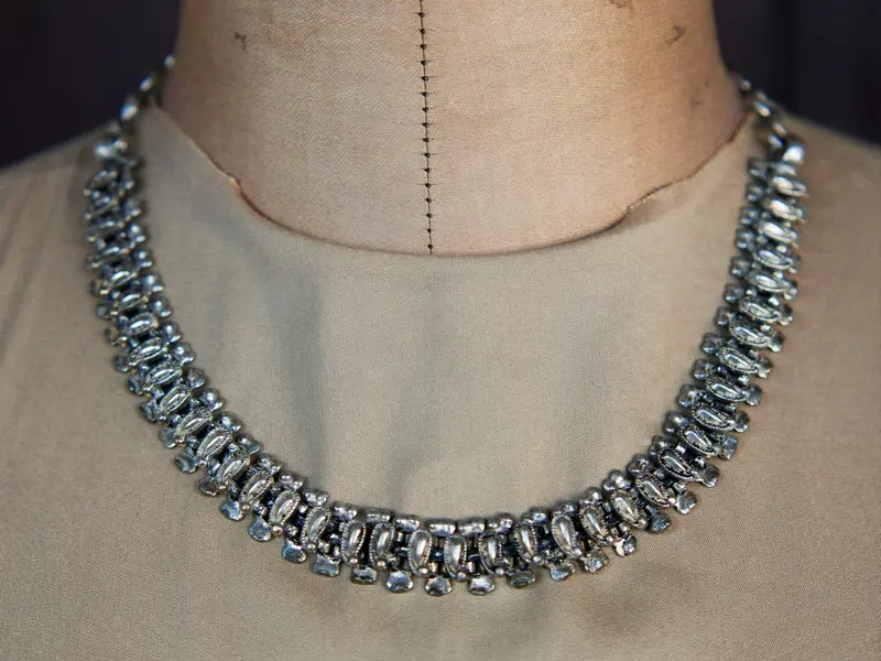 vecchia collana girocollo in argento india cod.COLL129