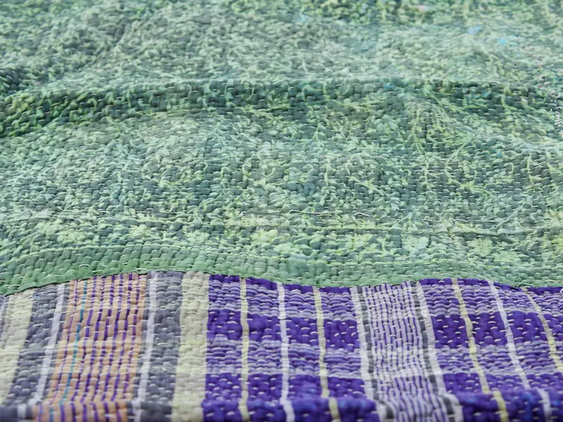 Vecchio tessuto Indiano patchwork cod.VTI2