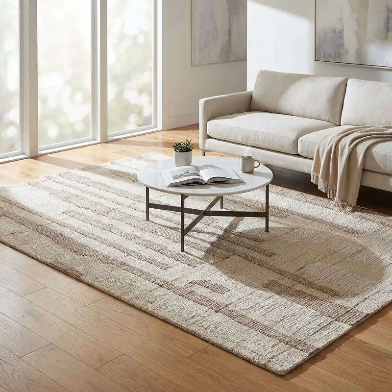 Velasco - tappeto in lana beige 160x230