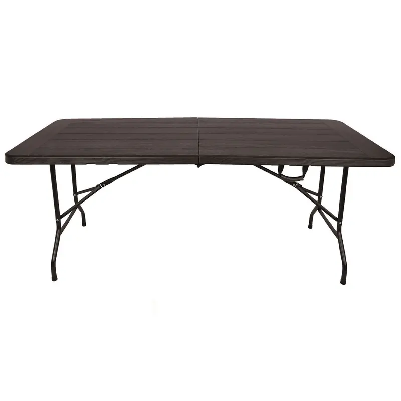 Verdelook Tavolo Pieghevole Effetto Legno 180X70X74