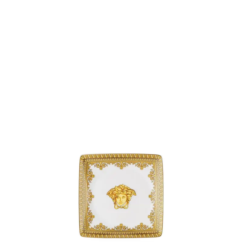 Versace Baroque Bianco coppetta quadrata 12 cm｜L’Egizia regali