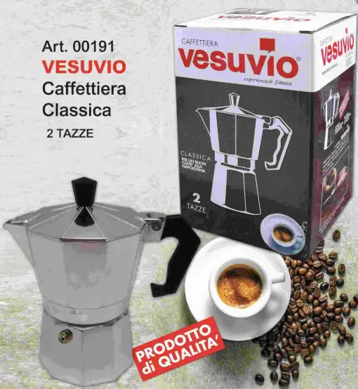 VESUVIO CAFFETTIERA CLASSICA 2TZ MOKA