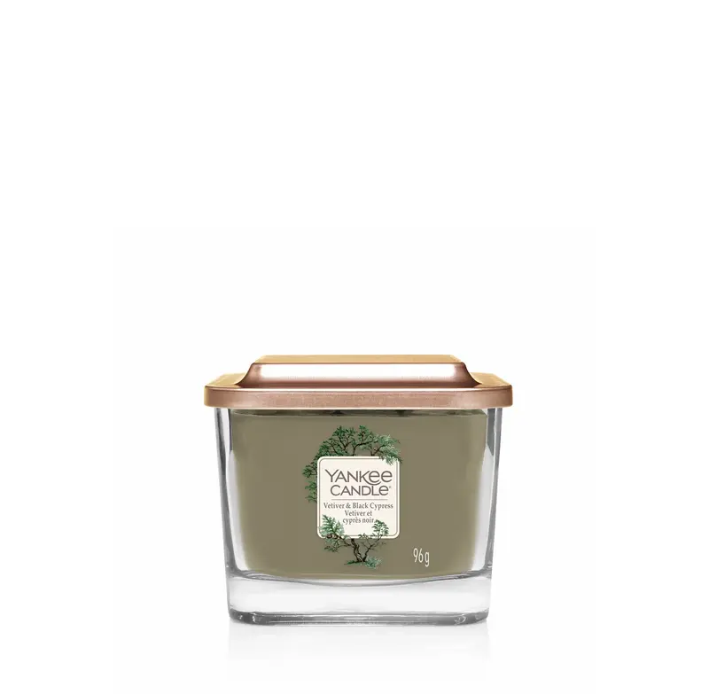 VETIVER & BLACK CYPRESS -Yankee Candle- Candela Piccola