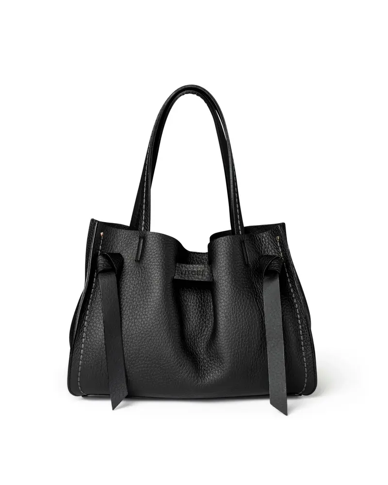 VISONA' - Borsa Vittoria Large - Nero
