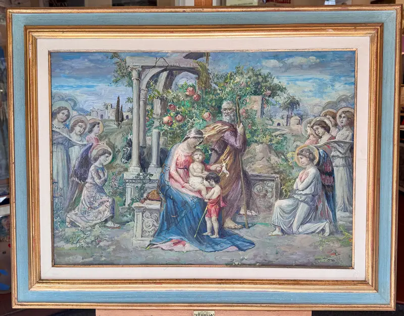 Vittorio Giunti (attr.) – “Natività” – olio su tela – 1920 ca