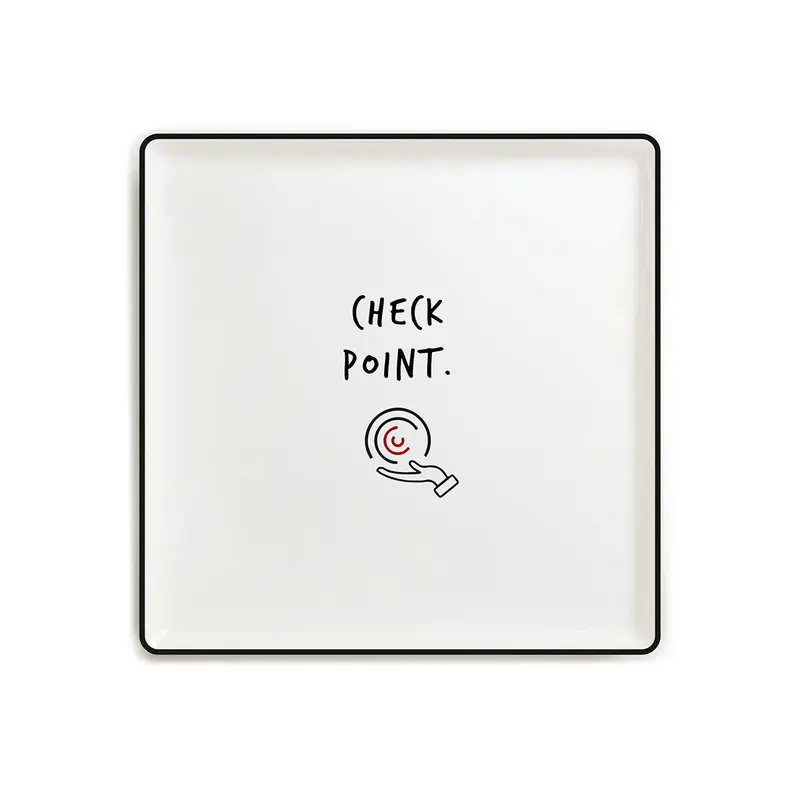 Vuotatasche Smile Checkpoint cm19x19