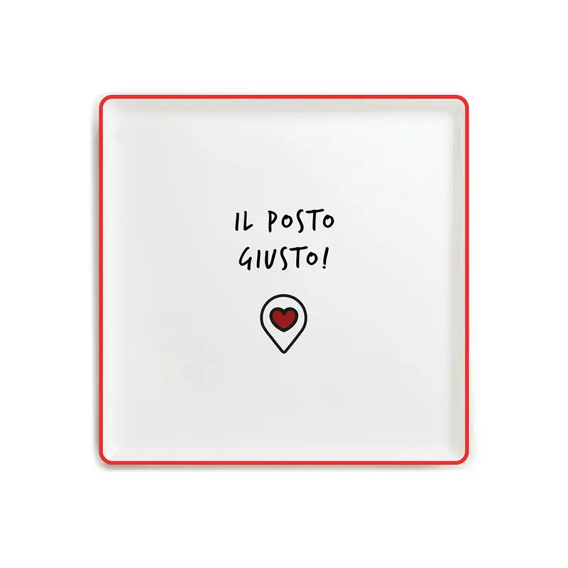 Vuotatasche Smile Posto Giusto cm19x19