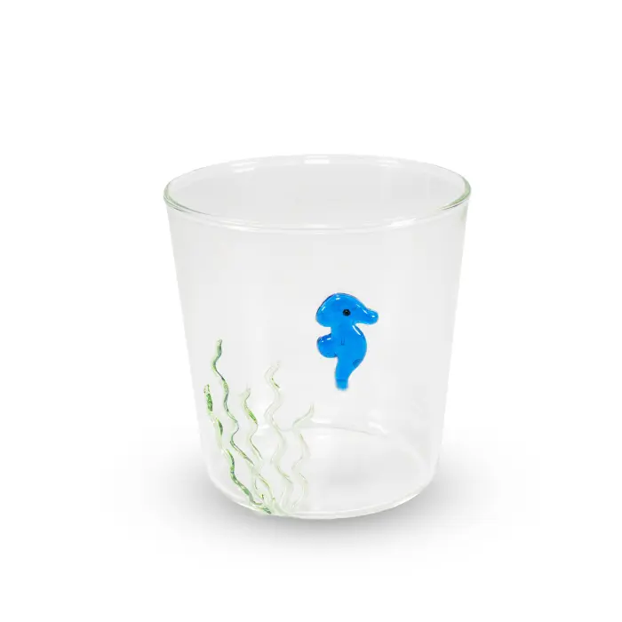 WD LIFE STYLE - MONTEREY LINE BICCHIERI IN VETRO DECORO MARINO