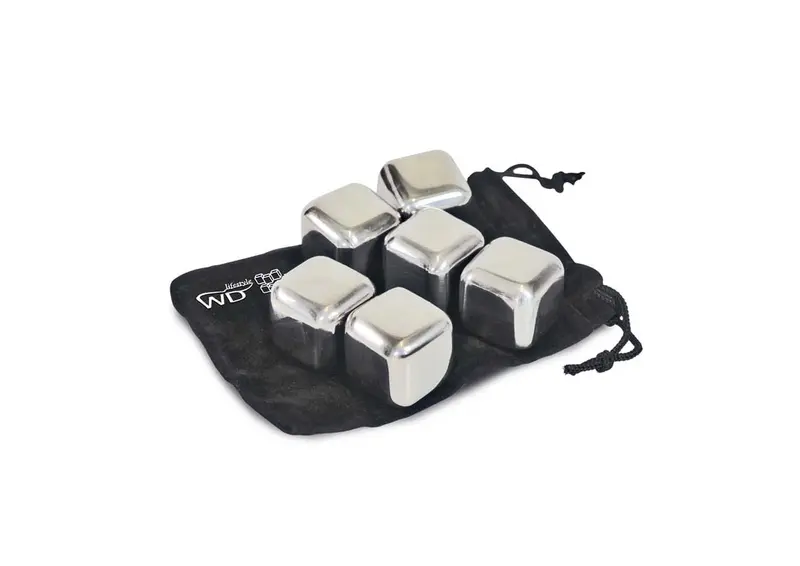WD LIFE STYLE - SET 6 CUBETTI IN ACCIAIO