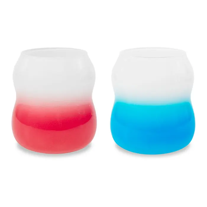WD LIFE STYLW - SAMARCANDA LINE SET 2 BICCHIERI ACQUA BICOLORE 889A/B/C