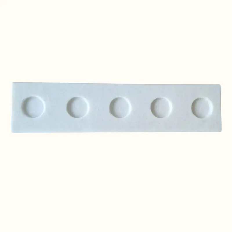 White Marble Candle Holder 39.5×9.5 cm – 5 Slots