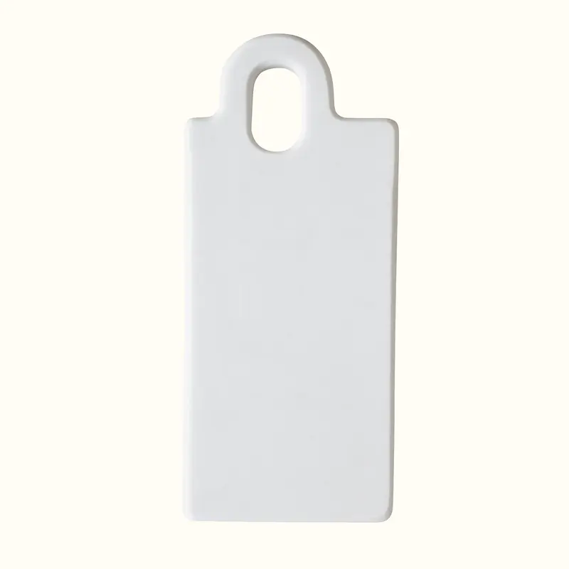 White Marble Cutting Board with Handle 35.5×14 cm