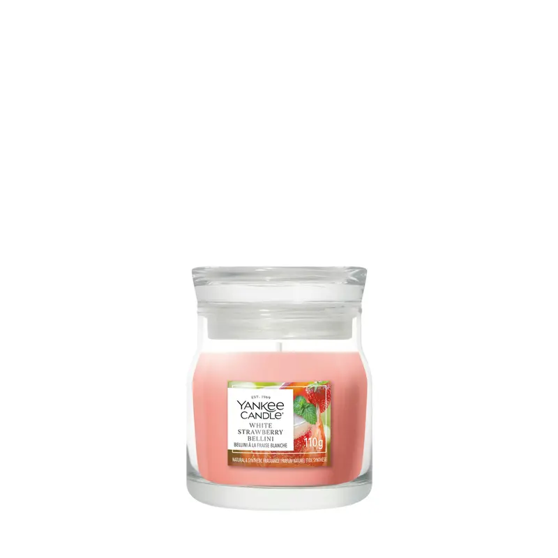 WHITE STRAWBERRY BELLINI-SIGNATURE - Yankee Candle- Giara Grande