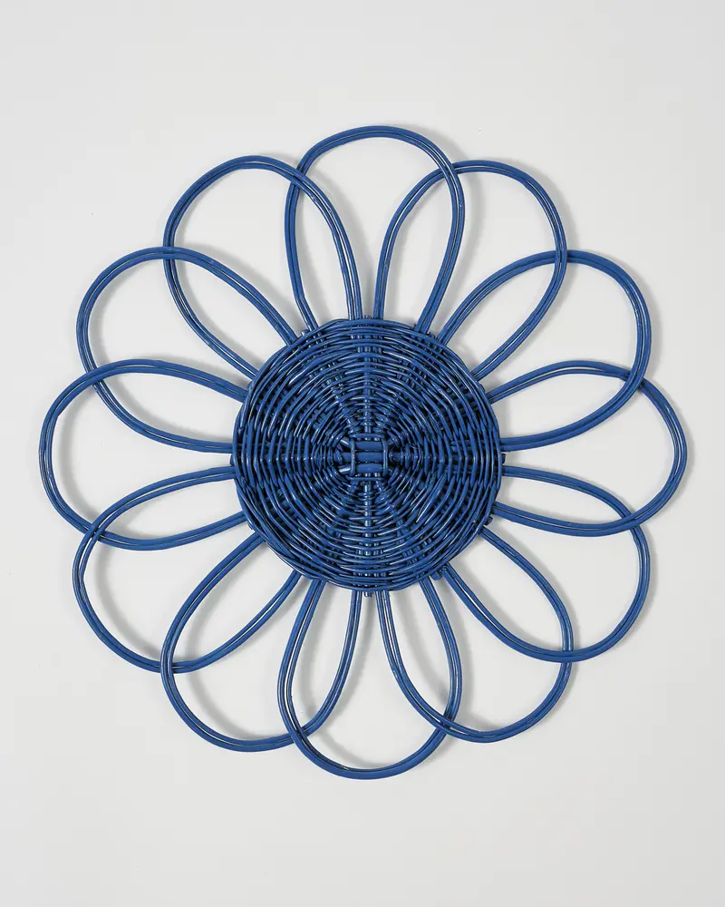 Wicker Placemat, Blue