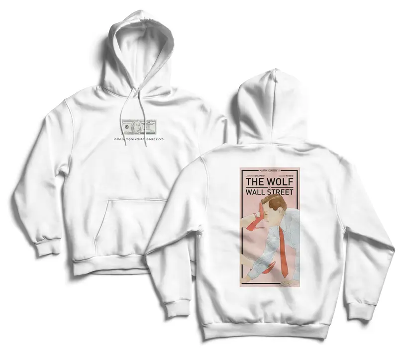 WOLF OF WALL STREET SCRIPT HOODIE