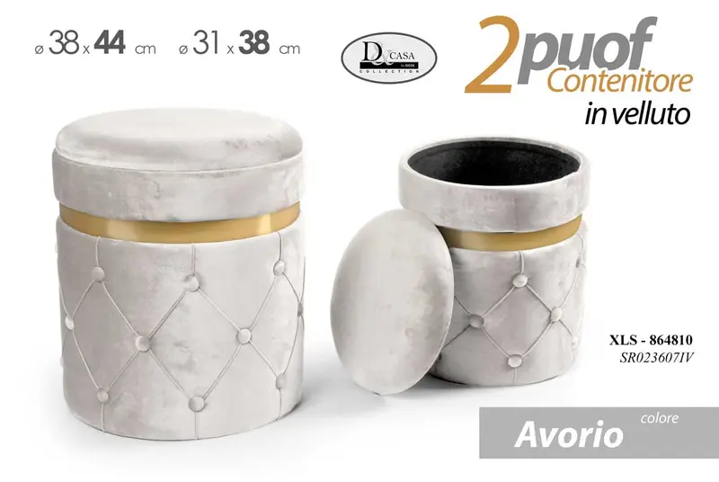 XLS/2PZ CONT POUF AVORI 44/38 SR022607IV