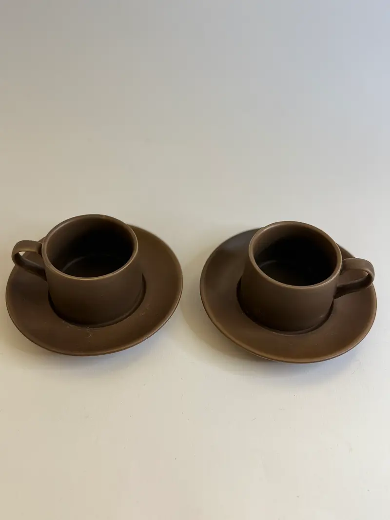 Zafferano - Tazzina Caffè Marrone