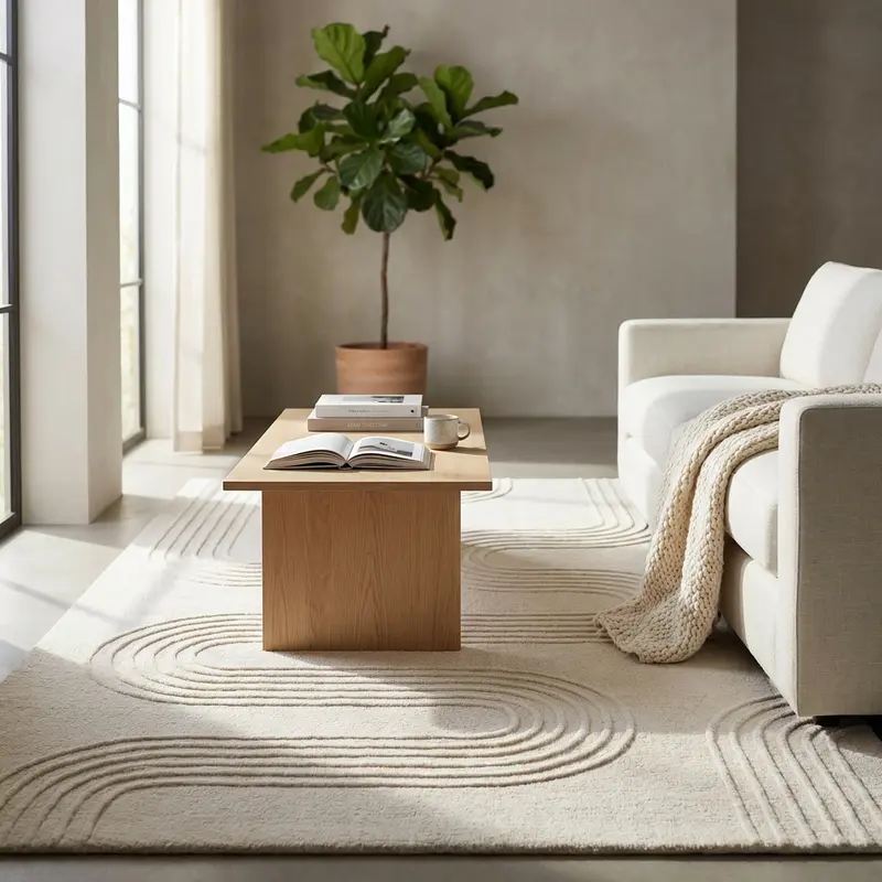 Zelinda - tappeto in lana bianco beige 160x231