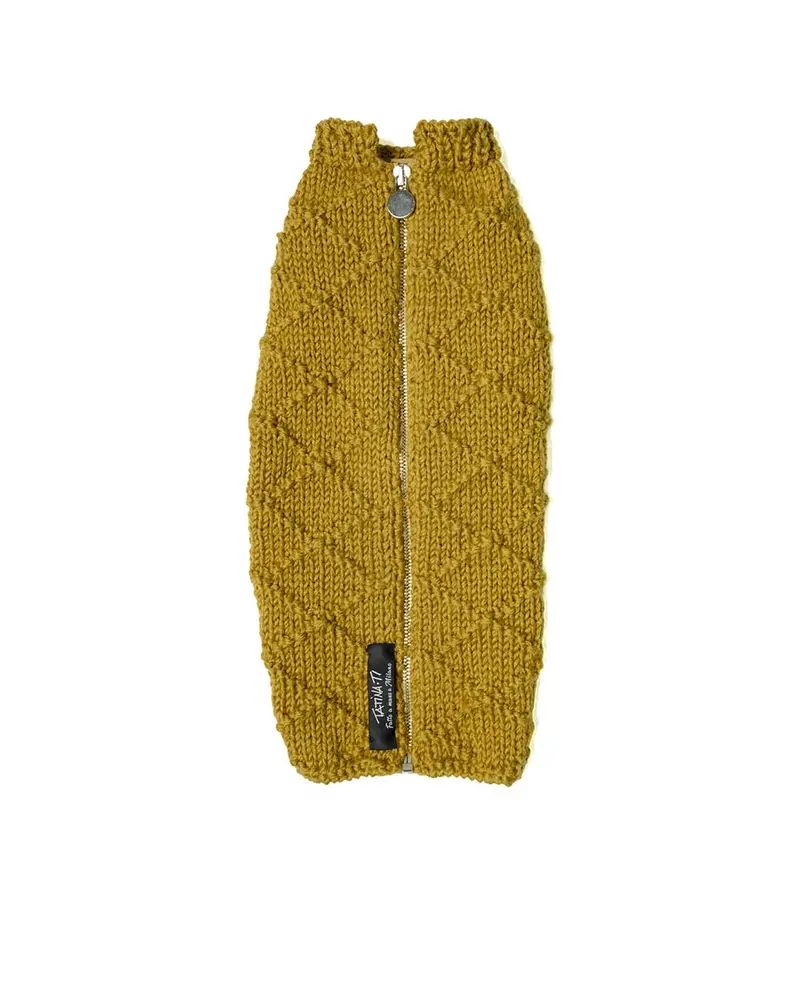 ZIPPY - geometric dog cardigan